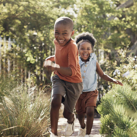 United Way of Greater Stark County Young Boy and Girl Playing