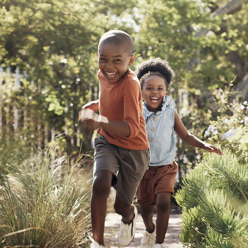 United Way of Greater Stark County Young Boy and Girl Playing